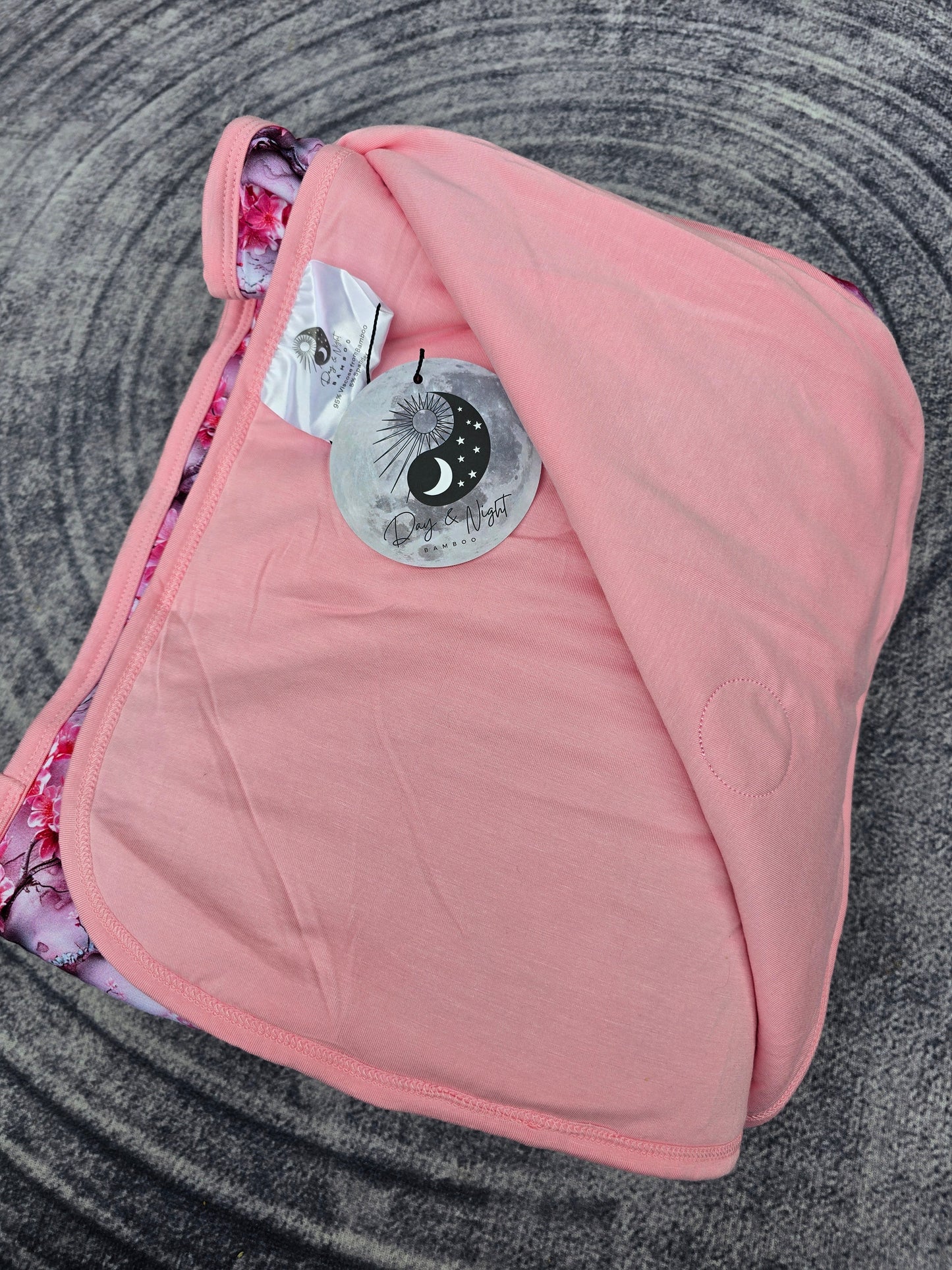 Cherry Blossom - Bamboo Quilted Blanket Mama Size 80x60
