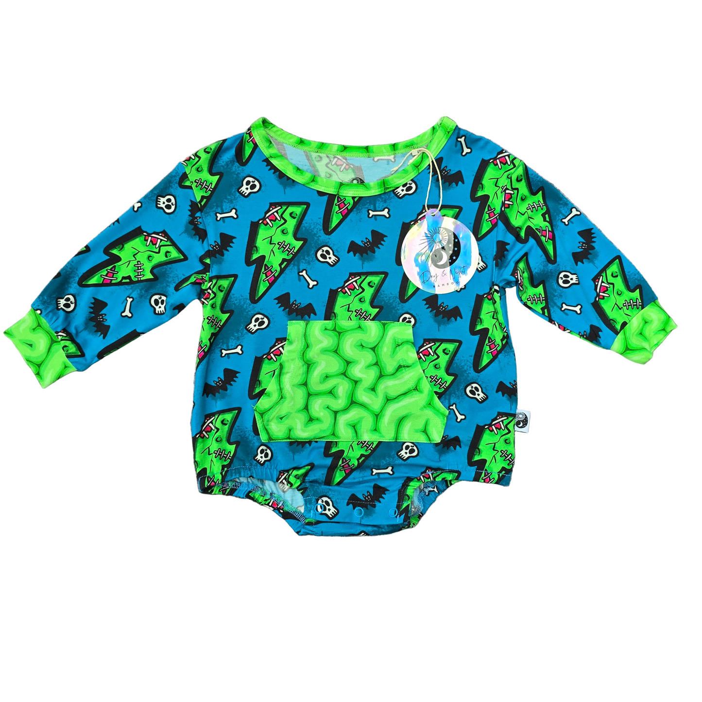 Zomboy - Bamboo Long Sleeve Bubble Romper