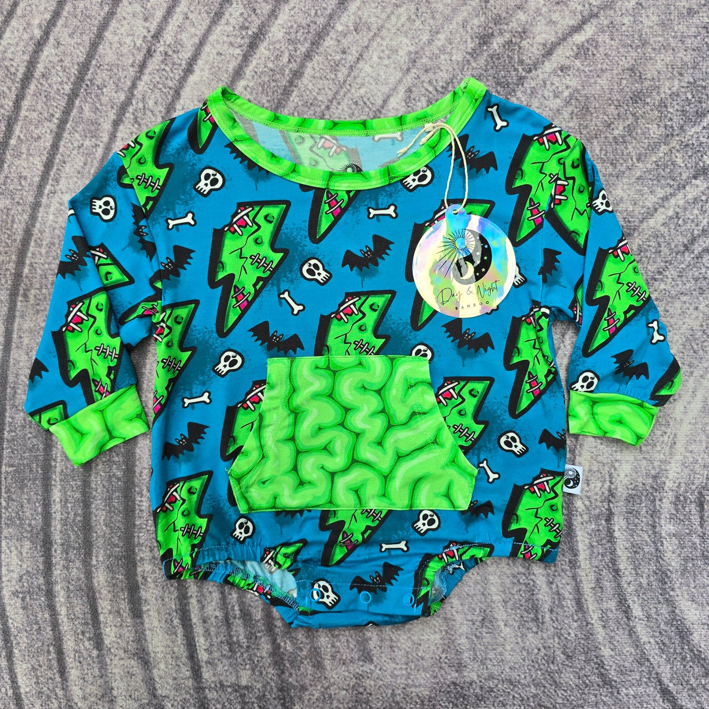 Zomboy - Bamboo Long Sleeve Bubble Romper