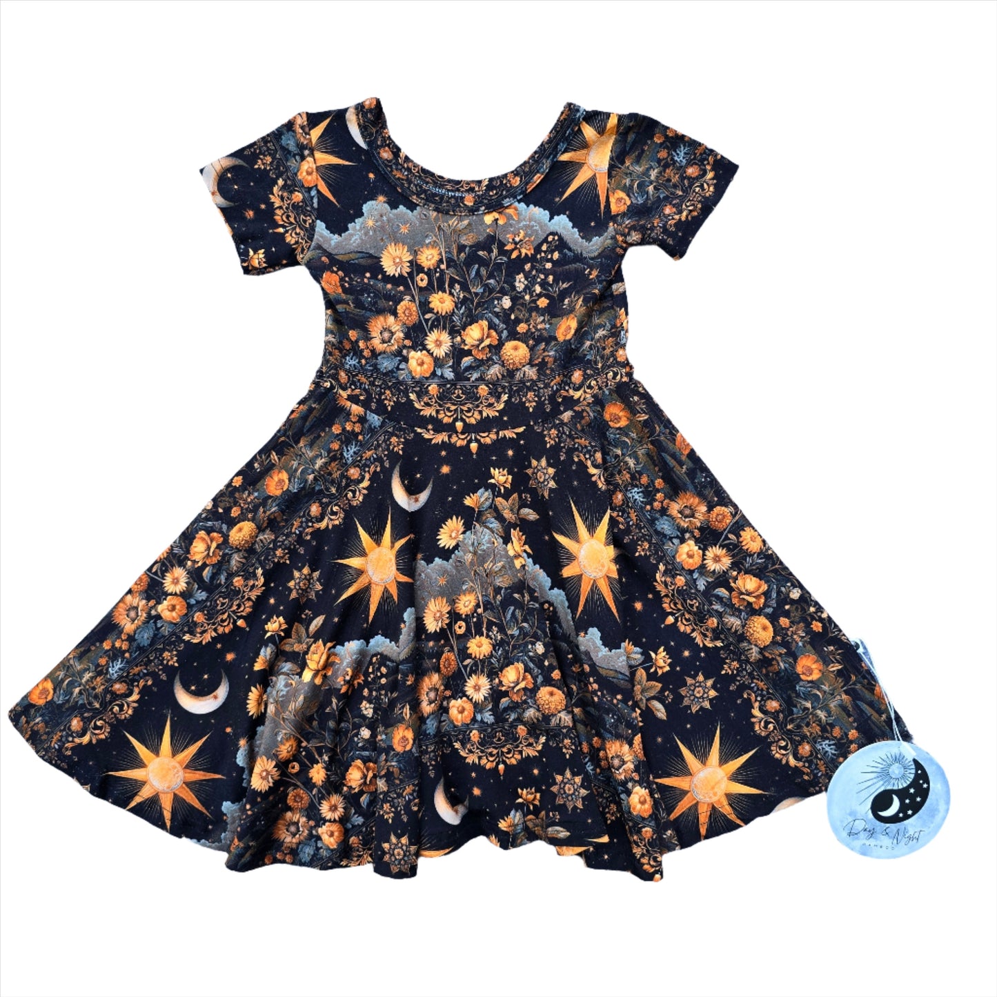 Midnight Sun - Bamboo Twirl Dress