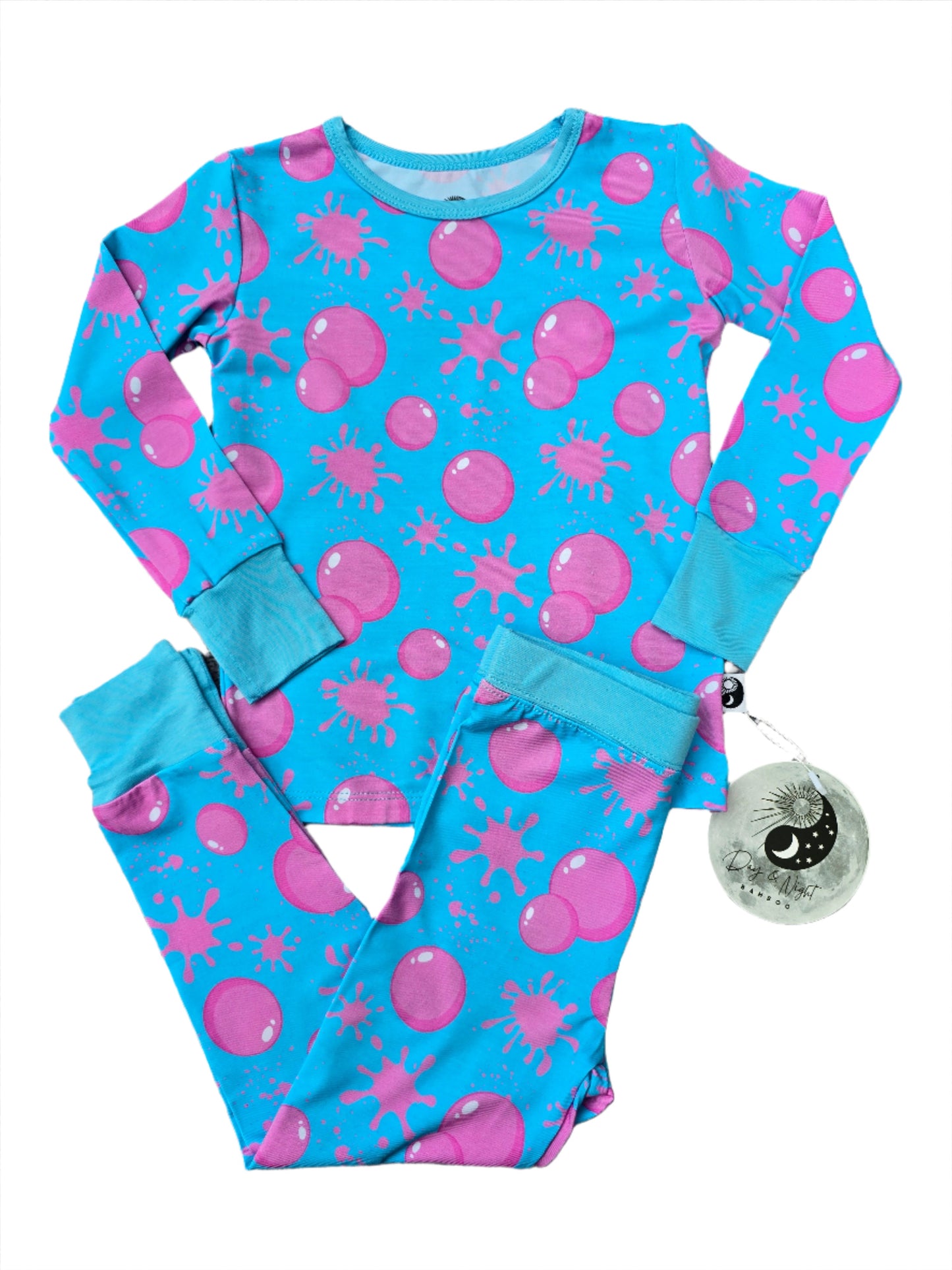 Icky Sticky Bubblegum - Bamboo 2 Piece Pajamas