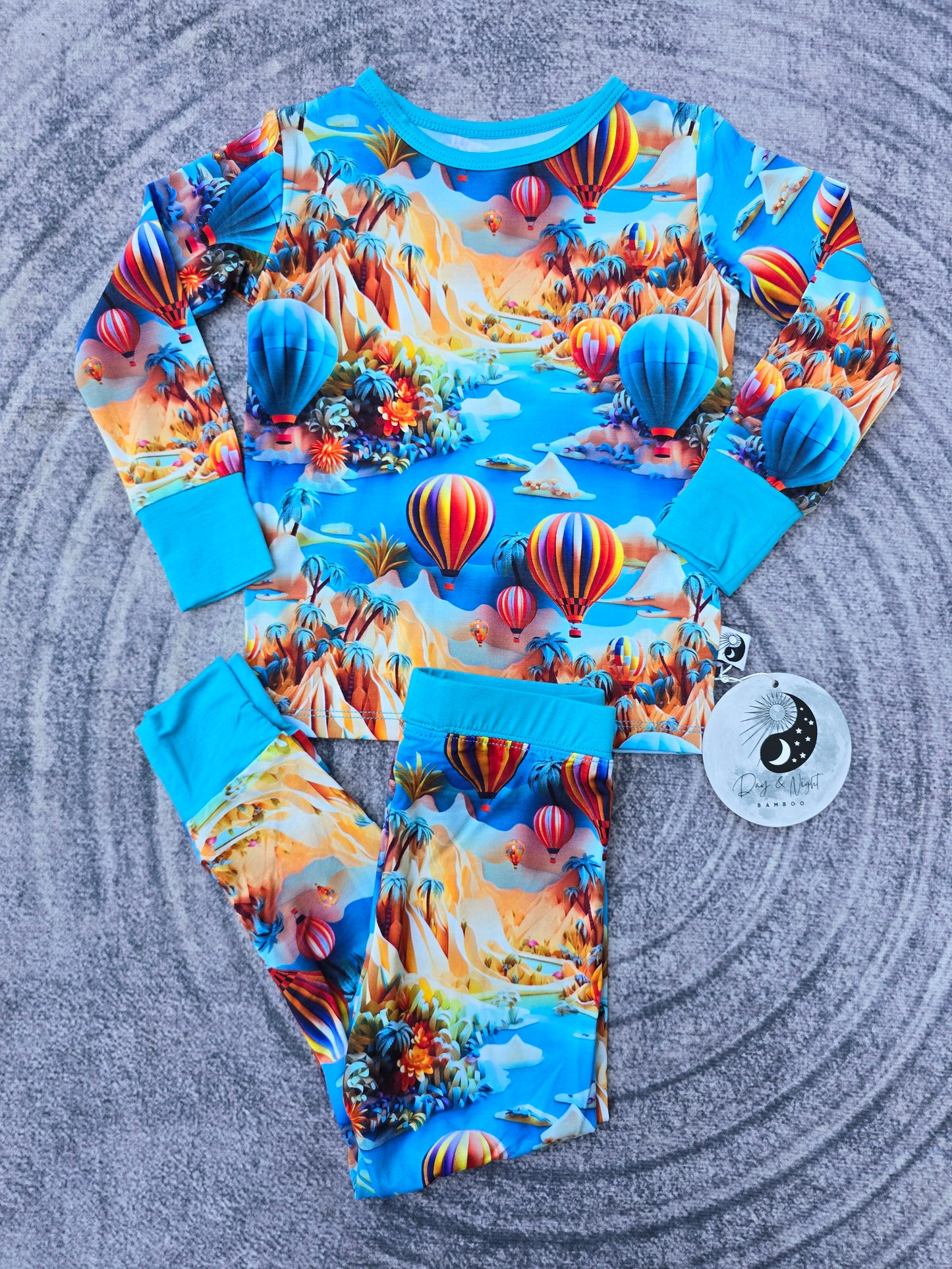 Hot Air Balloons - Bamboo 2 Piece Pajamas