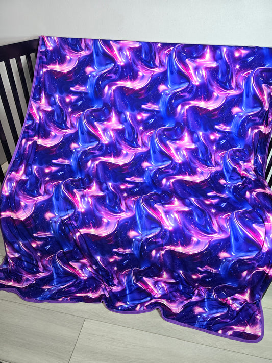 Purple Nova - Bamboo Quilted Blanket Mama Size 80x60