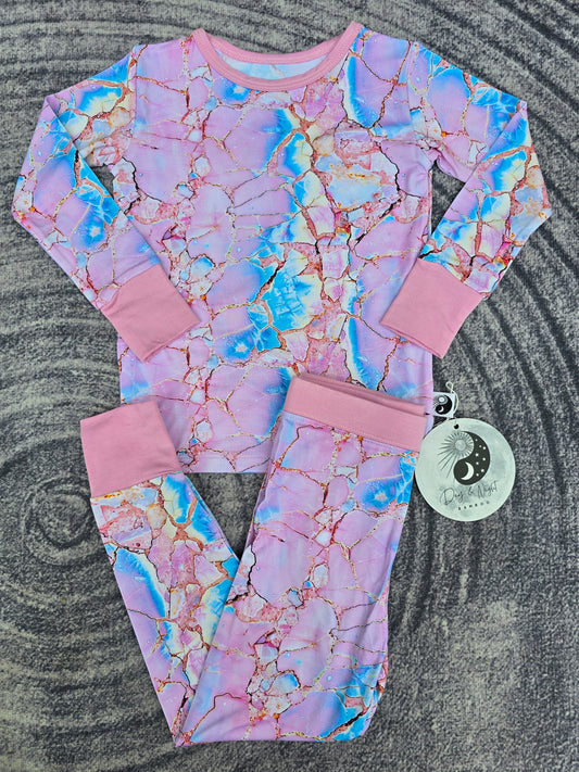 Moon Rock Pink - Bamboo 2 Piece Pajamas