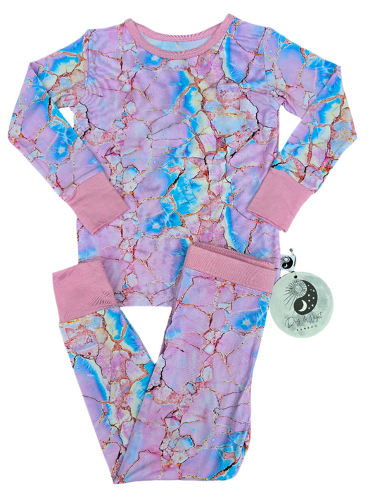 Moon Rock Pink - Bamboo 2 Piece Pajamas