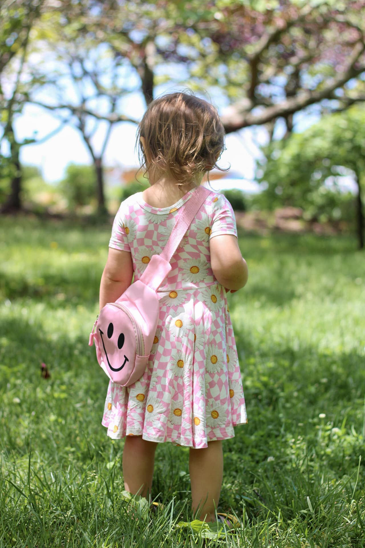 Daisy Checks - Bamboo Twirl Dress