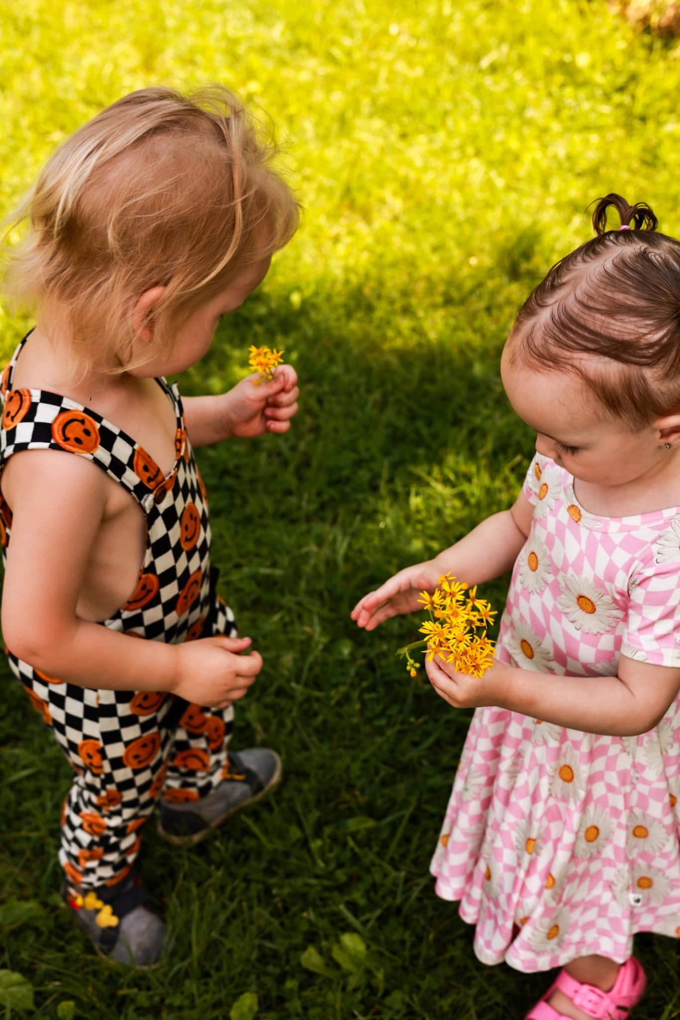 Daisy Checks - Bamboo Twirl Dress