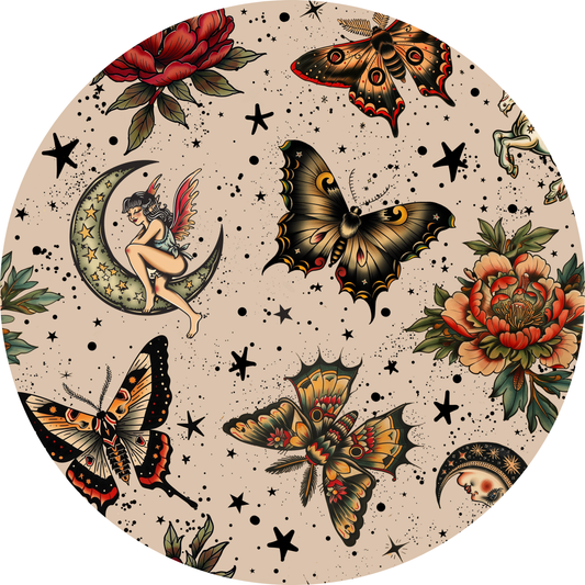 Tattoo - Bamboo Convertible Zip Romper Pajamas