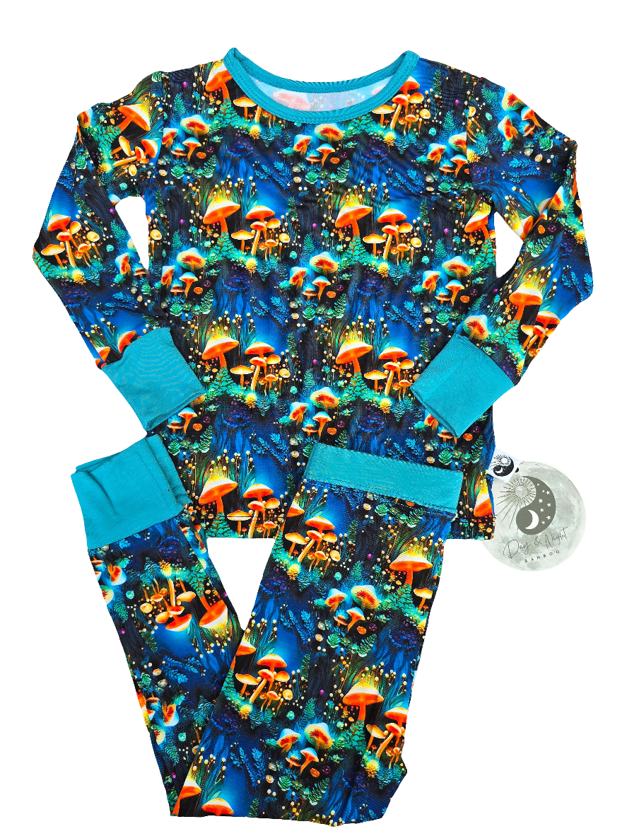 Mushrooms - Bamboo 2 Piece Pajamas