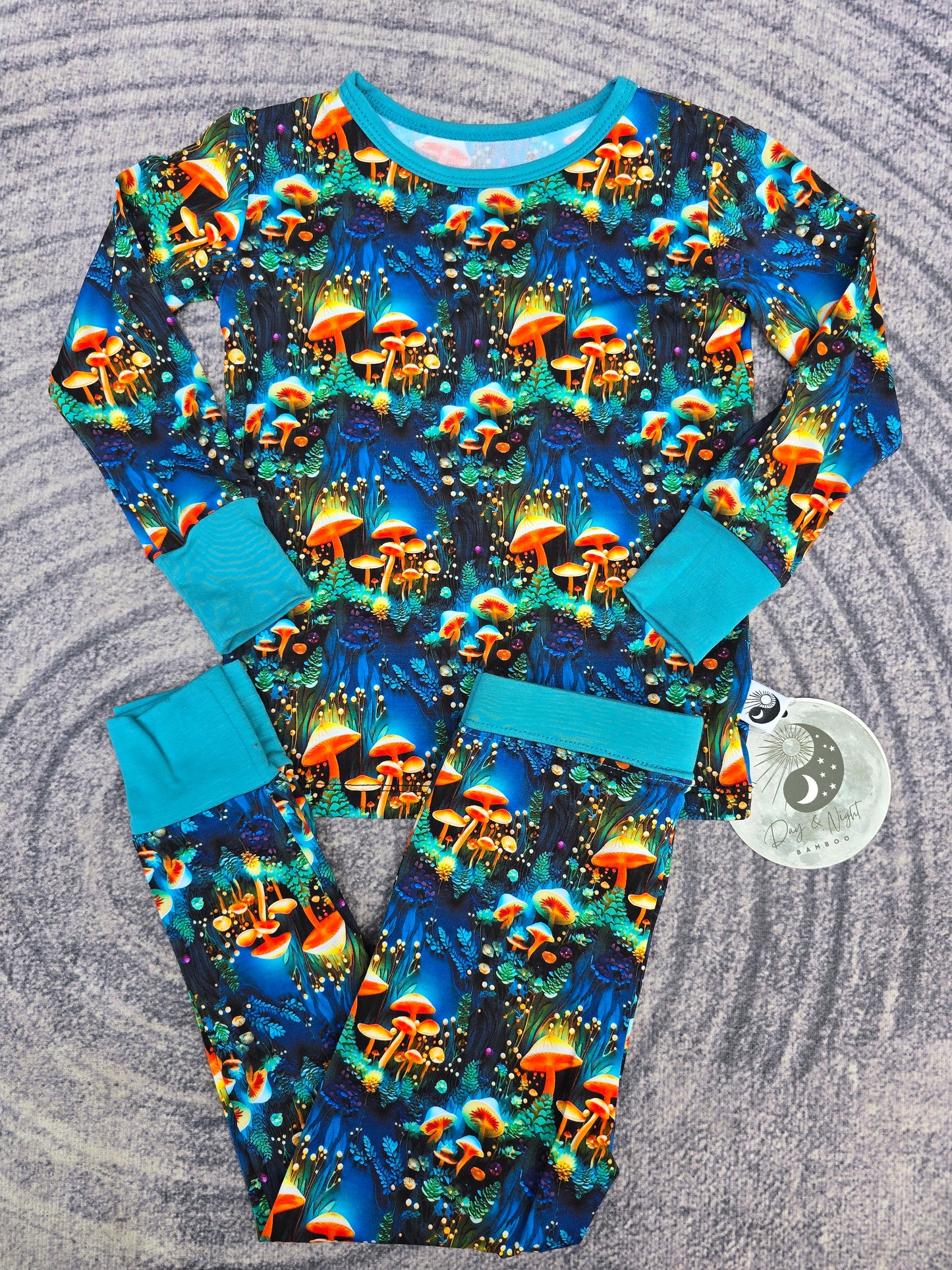 Mushrooms - Bamboo 2 Piece Pajamas